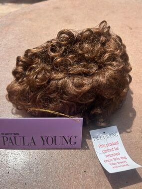 Paula Young "Genie" Short Curly Women's Wig NWT